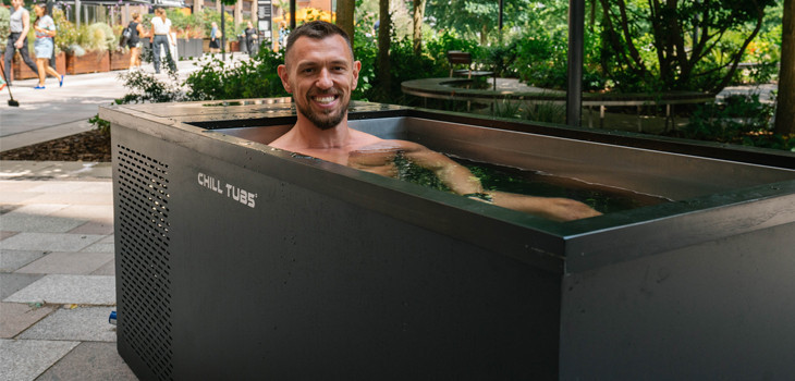 Rob Carlin used a Chill Tub during 30 days