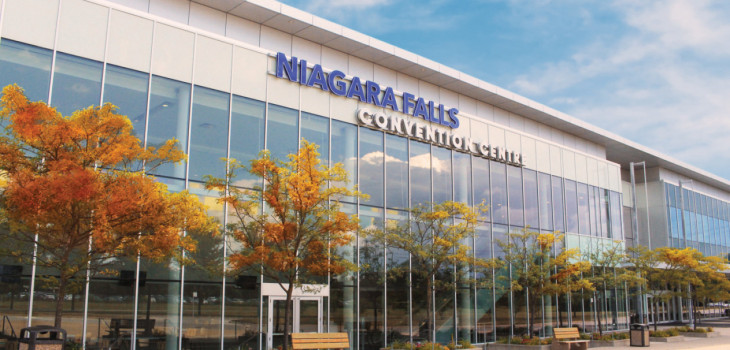 Entrance to the Niagara falls Convention Center