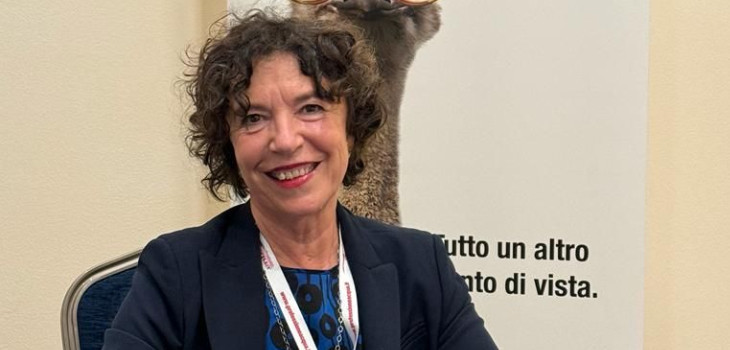 Rossane Prola durante l'intervista al Convegno d'Autumno