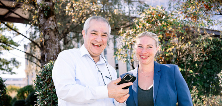 Michael Visser and Angela Herrmann, Behncke podcasts hosts