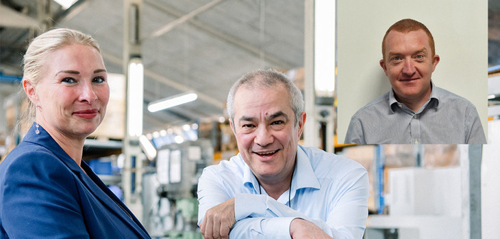 Angela Herrmann, Michael Visser and Steve Nelson (Certikin) Behncke