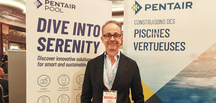 Oreste Consales al desk Pentair al Convegno d'Autunno 2025