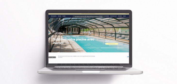 Novo site web das coberturas de piscina Abrisol