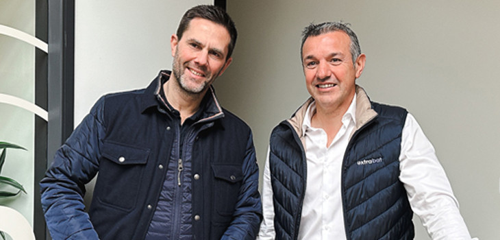 Stéphane Manfroy, Country Manager Frankreich bei Craftview, und Anthony Body, Gründer von Extrabat
