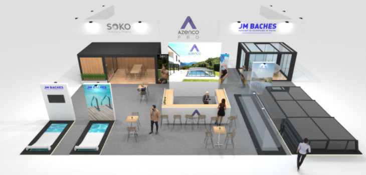 Stand Azenco à Piscine Global Europe