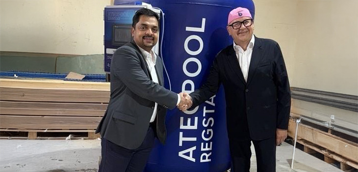 Akbar Niyaz, Managing Director ATECPOOL & Andreas Weissenbacher, CEO BWT Group et Andreas Weisse