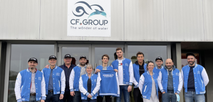CF Group France, partenaire officiel du club de natation Rennes Elite Natation 
