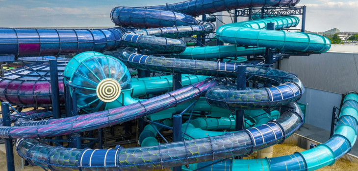 defis,techniques,releves,edsun,projet,aquascope,futuroscope,toboggans,aquatiques