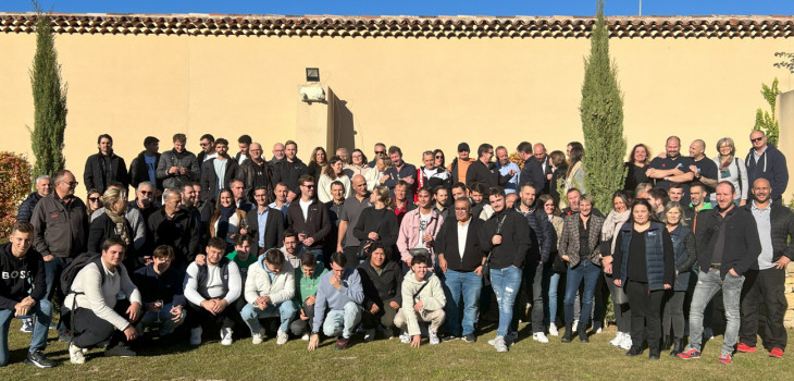 Les organisateurs et participants de l'étape d'Aix-en-Provence