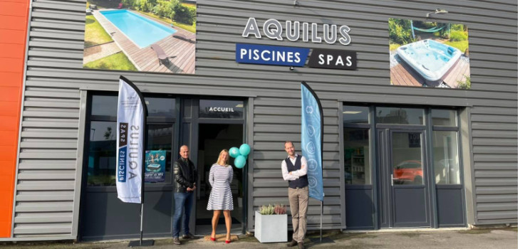 Showroom Aquilus Piscines et Spas de Dijon à Talant