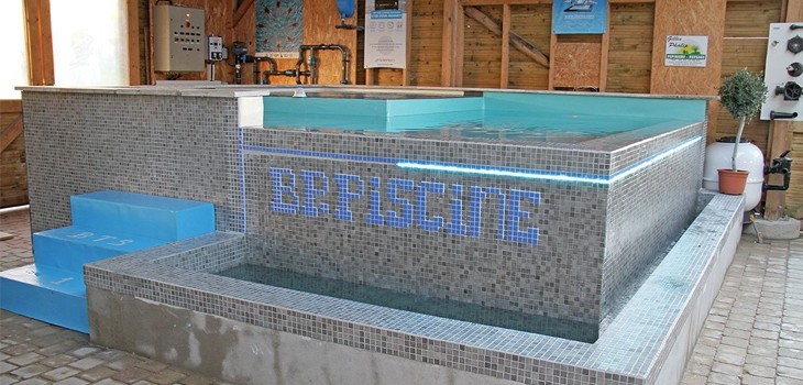 Atelier du BP Métiers de la Piscine au Lycée de Rignac apprentissage