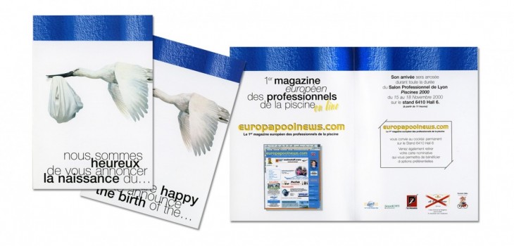 Le faire-part de naissance d'EuroSpaPoolNews.com 