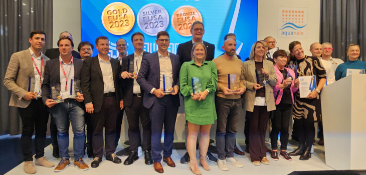 I vincitori dei EUSA Awards 2023 ©EuroSpaPoolNews