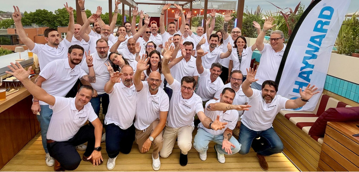 Das europäische Team von Hayward – Juli 2025