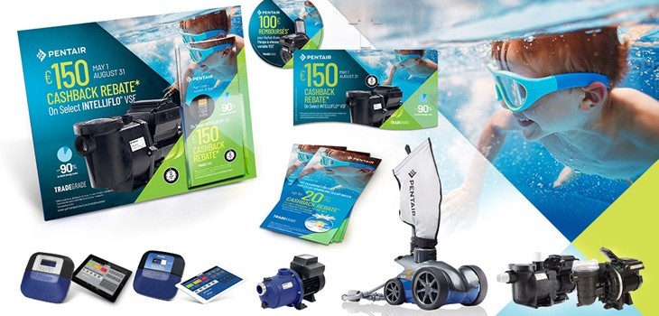 produits piscine Pentair ODR offre de remboursement consommateurs clients PIP partenaires