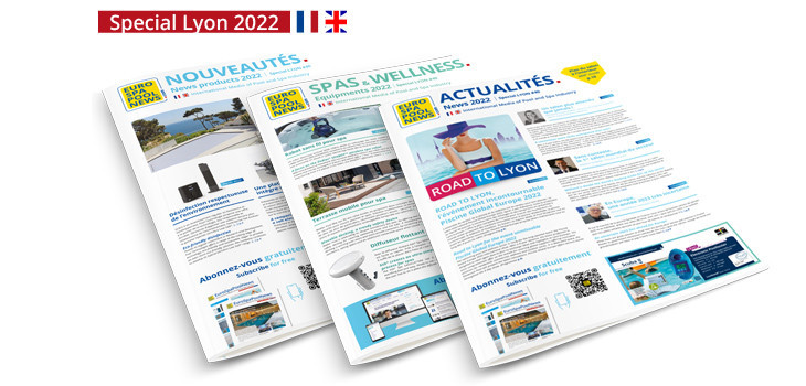 Zeitschrift EuroSpaPoolNews Spécial LYON 2022