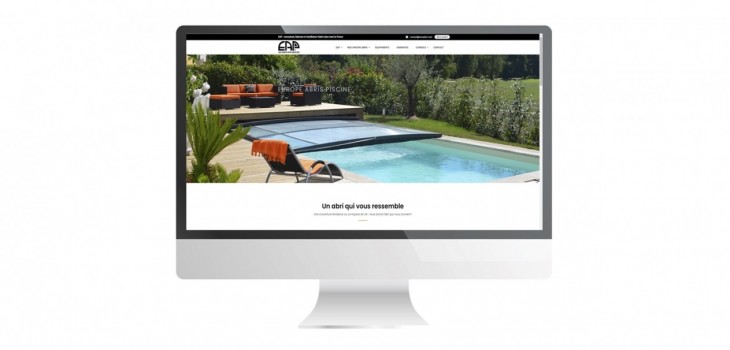 nouveau site web fabricant abris piscine E.A.P Europiscine