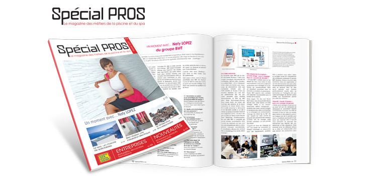 Spécial PROS, le magazine des métiers de la piscine et du spa numéro 45