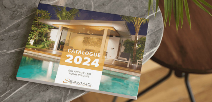 nouveau,catalogue,eclairages,piscines,seamaid,paru,2024