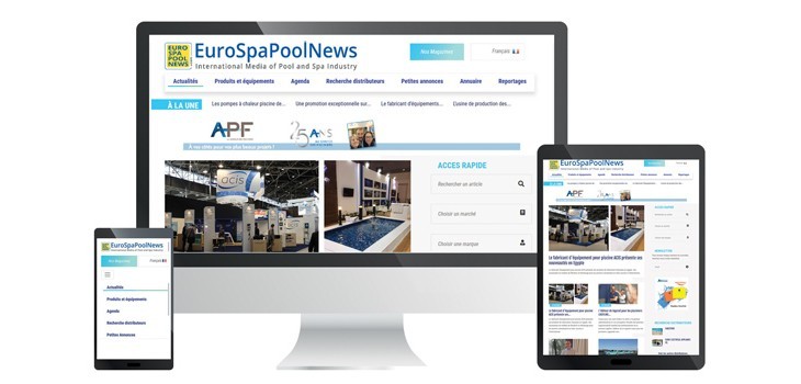 Nuova versione responsive del sito Internet EuroSpaPoolNews.com