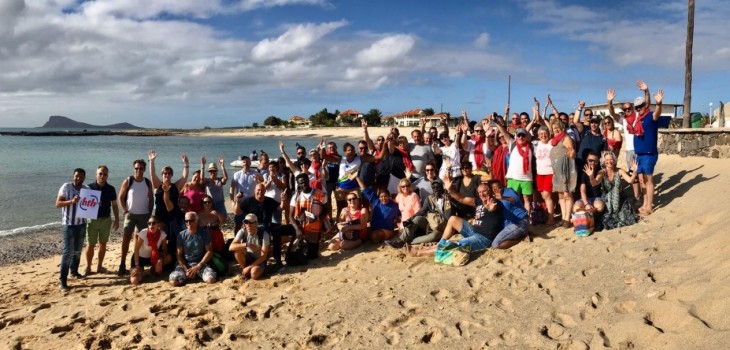 Photo de groupe voyage Cap Vert 2019 hth fidelity programme fidelite clients