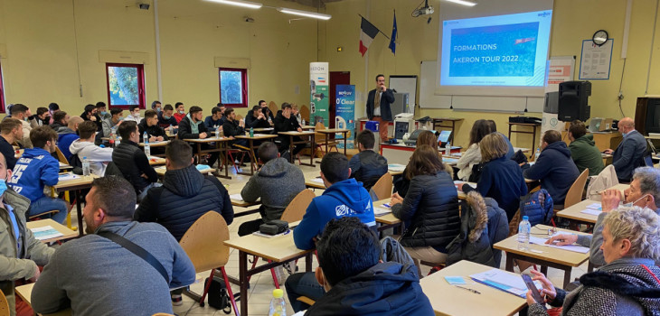 Les apprentis en BTS à Pierrelatte, à la formation Akéron