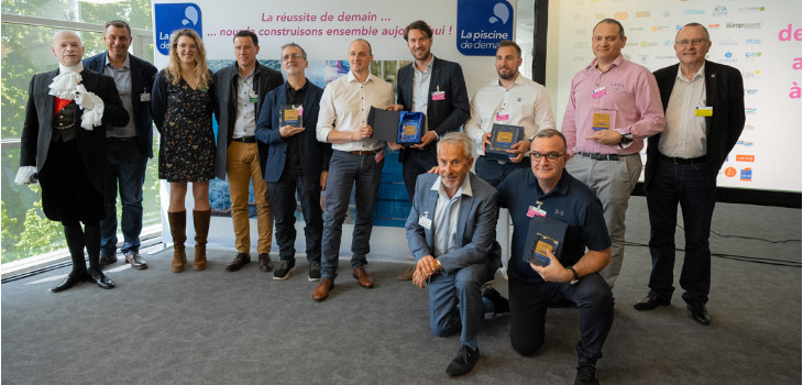 lauréats du Trophée de l’innovation de La Piscine de demain 2023