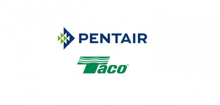 Logo Pentair et logo Taco