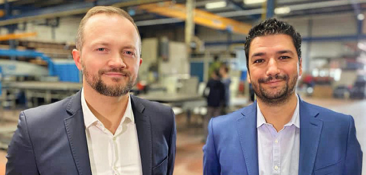 Cédric WATTRELOS et Miguel FERRAZ, dirigeants de Piscine Steel