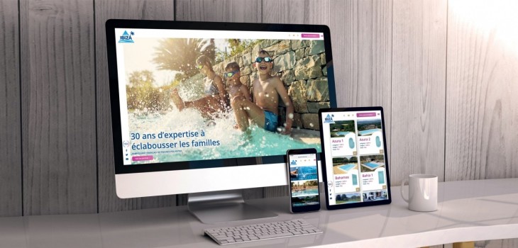 Nouveau site internet Piscines Ibiza