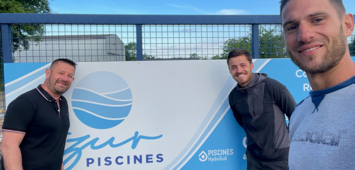 Les membres du constructeur de piscines Azur Piscines 36 membres réseau pisciniers Hydro Sud Direct