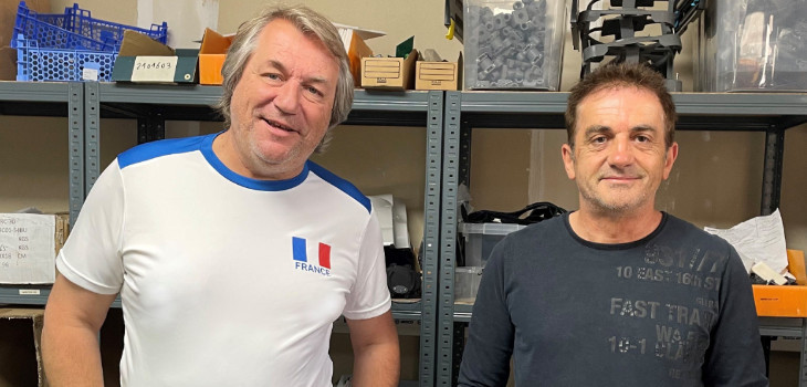 Maxime PUECH et Vincent LAVABRE, fondateurs de Water Robotic Company Europe