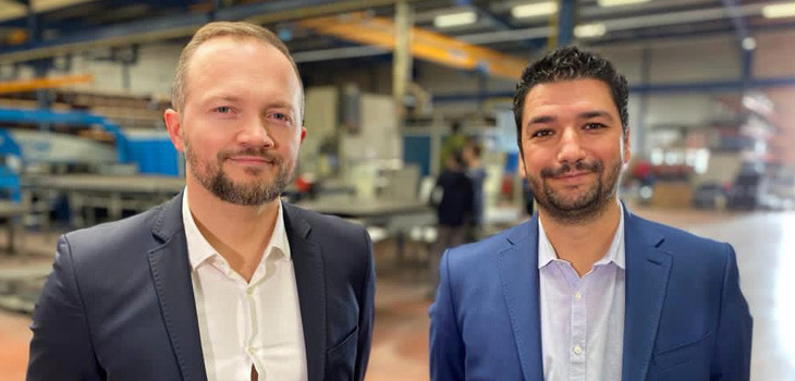 Cédric Wattrelos et Miguel Ferraz, dirigeants de Piscine Steel