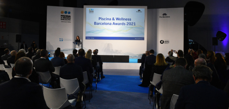 Ceremonia de entrega de los premios en Piscina & Wellness Barcelona 2021