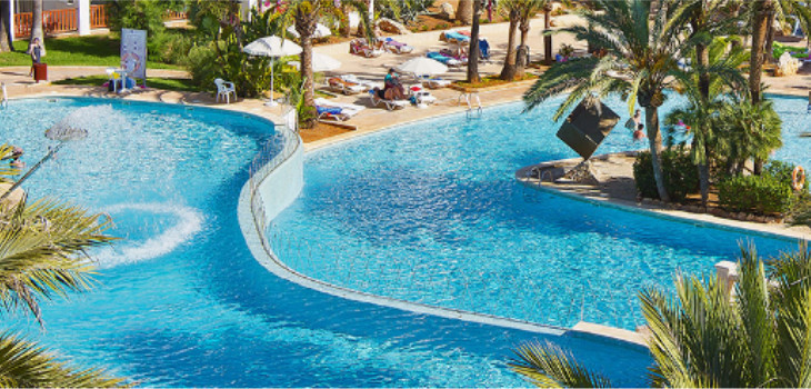 Traitement de l’eau piscine de l'Hôtel Cala D’or Gardens électroly