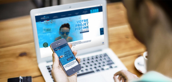 nouveau site web internet Mondial Piscine