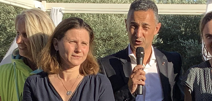 Roxana Maracineanu, Ministre déléguée chargée des Sports et Stéphane Figueroa, 