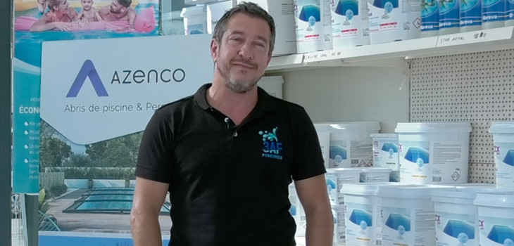 Frédéric Lops, associé de 3afpiscines et partenaire distributeur d'Azenco Pro