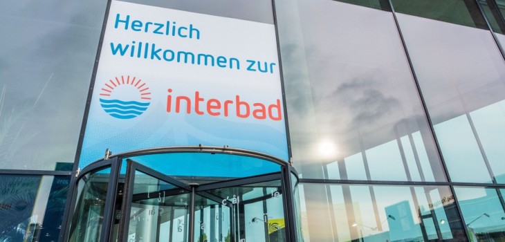 interbad entry welcoming Messe Stuttgart