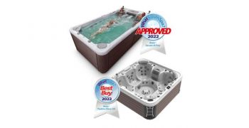 Wellis won 2 awards: for a hot tub and for a swimspa