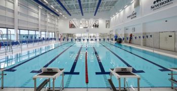 EVA Optic direct lighting, an efficient solution at White Oak Leisure Centre