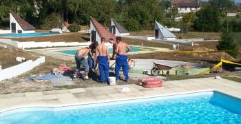 L'aprentissage des Métiers de la Piscine à l'UFA de La Vôge les Bains (88)