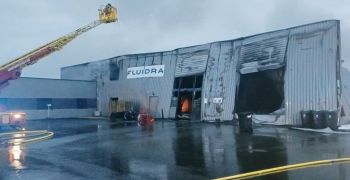 Les locaux de Fluidra France ravagés par un incendie à Angers