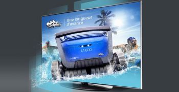 Nouvelle campagne de communication pour le robot piscine Dolphin