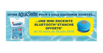 Opération AquaSwim : 1 cadeau offert pour 4 sacs de sel pour piscine achetés