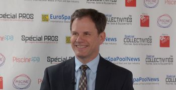 Richard Lachance, Vice-président international du groupe Hayward et l’équipe de Hayward Europe, invités du Pool Studio Eurospapoolnews 2018