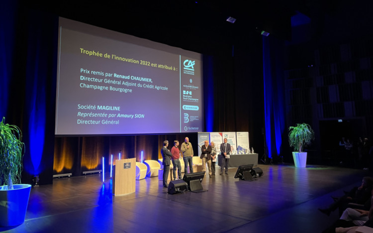 Trophée de l'innovation 2022 Magiline 