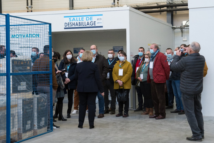 visite de l'usine Aboral Bourgogne