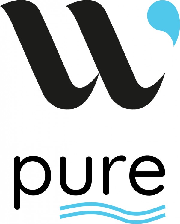 Logo Wpure pour la gamme de traitement de l'eau (BrightBlue)
