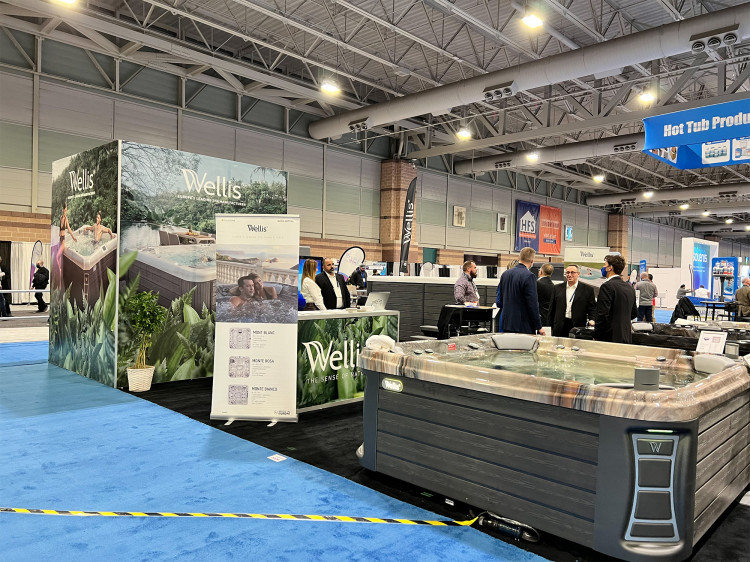 Wellis Spas stand Pool&Spa Show Wellis Spas stand Pool&Spa Show ©EuroSpaPoolNews 2022